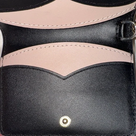 Kate Spade Black Leather Keychain Wallet cardholder - Picture 9 of 11
